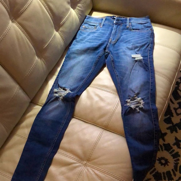 Hollister men's ripped jeans - Picture 1 of 4